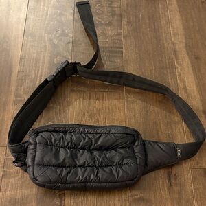 TNA Black Quilted Mini Bag